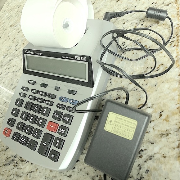 Canon P23-DHV-3 2279C001 12-Digit Desktop Calculator, Gray/Black Home or Office - Picture 8 of 11